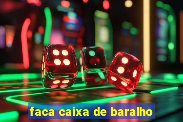 faca caixa de baralho